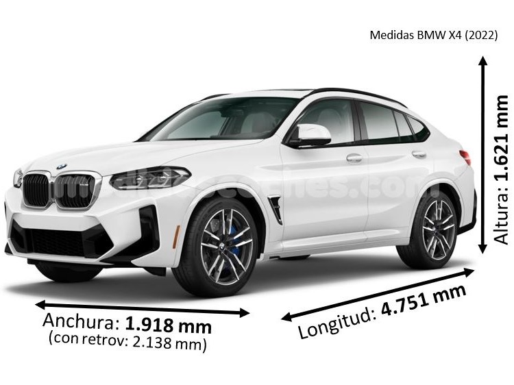Medidas BMW X4 2022